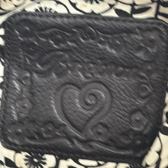 Brighton bag black patent leather trim strap raffia woven large roomy spring - Picture 14 of 17